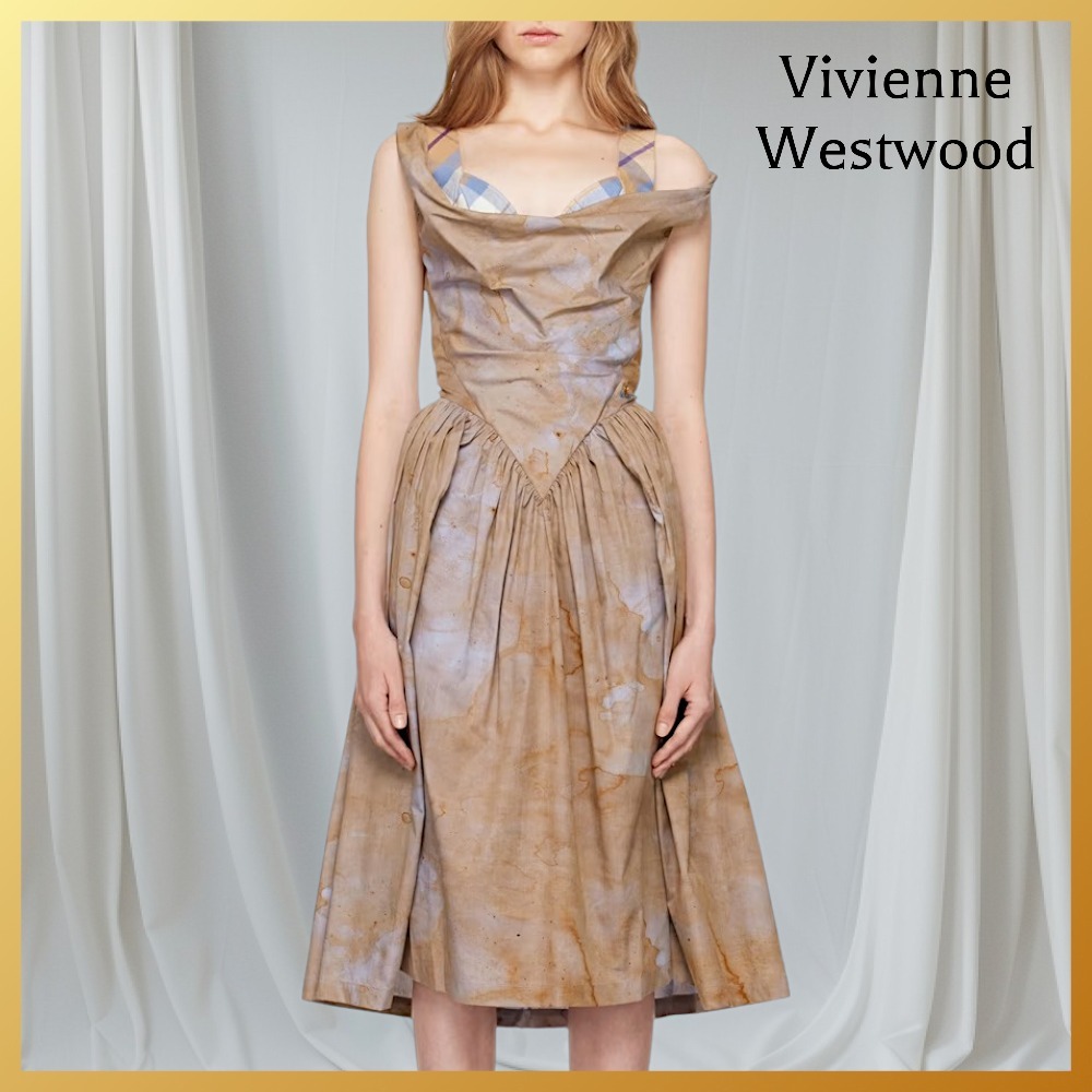 【Vivienne Westwood】ブラウン Sunday ミディアム ワンピース