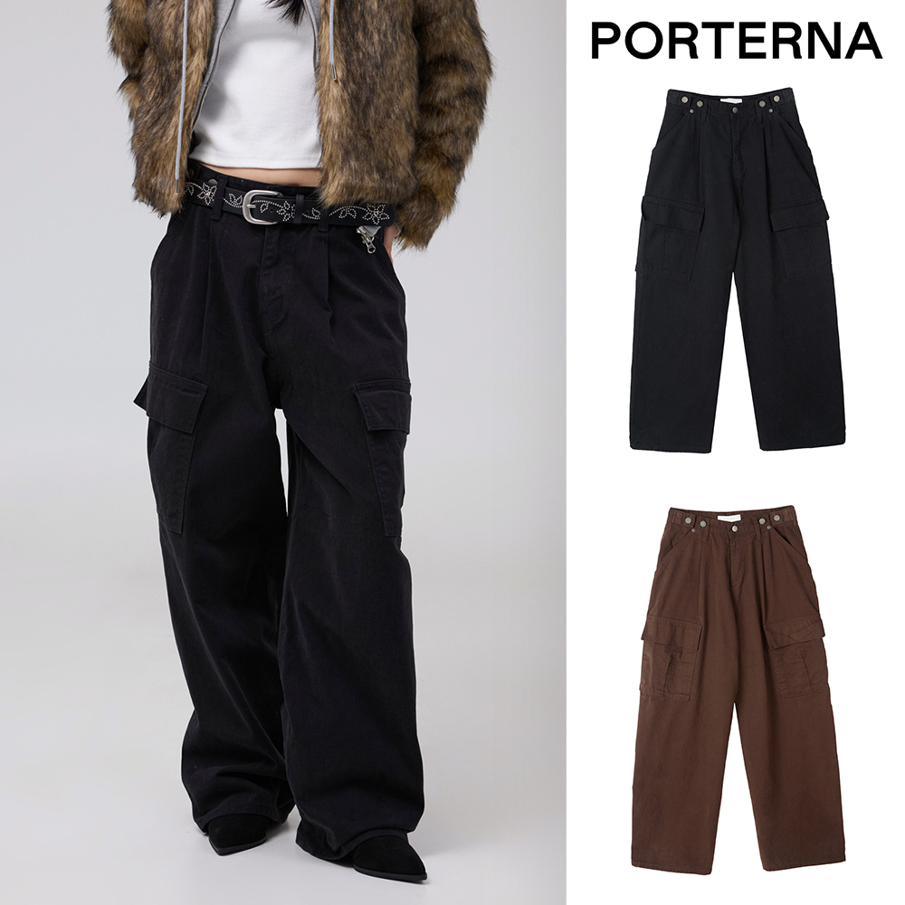 【PORTERNA】Edith Cargo Trousers