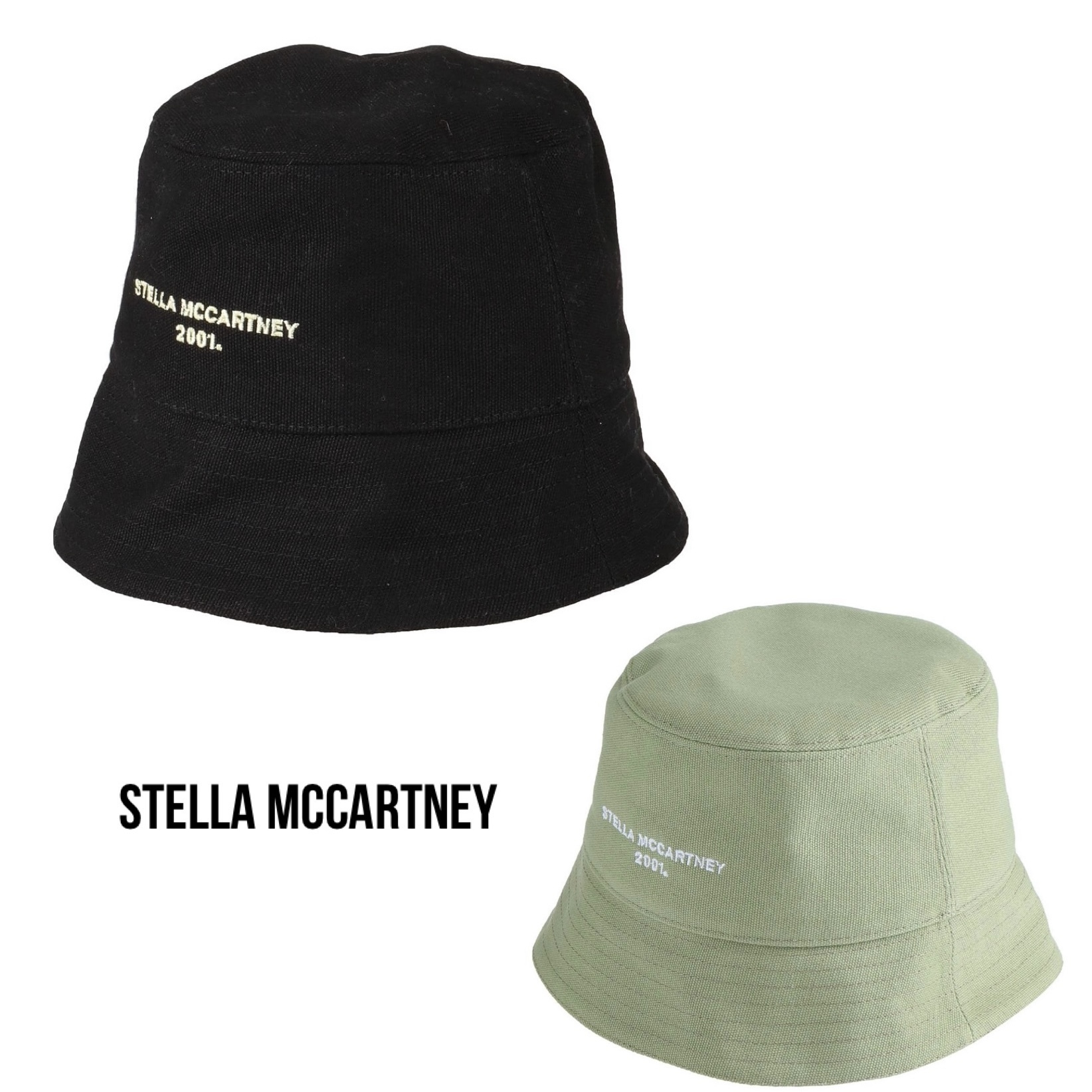 送料関税込み☆ STELLA McCARTNEY ロゴ バケットハット
