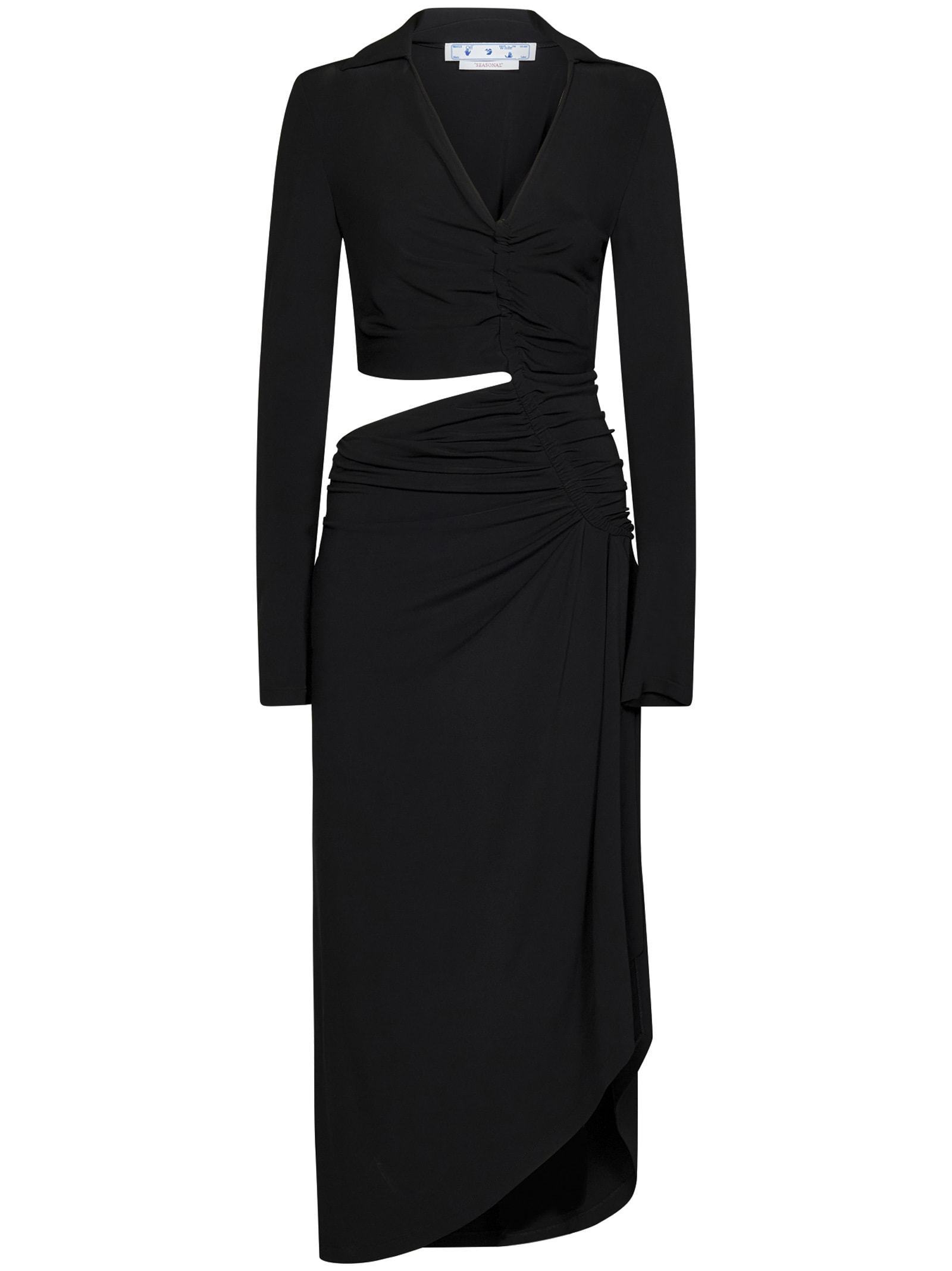 【送料&関税込】Off-White Cut-out Midi Dress