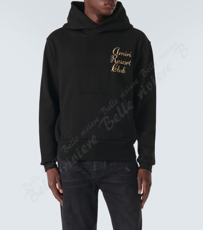 人気★【AMIRI】リゾートクラブフーディー 24AW new/AMIRI リゾートクラブパーカー Hoodie Black