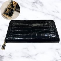希少！すぐ届く！LV クロコダイル ジッピー ウォレット 南京錠付