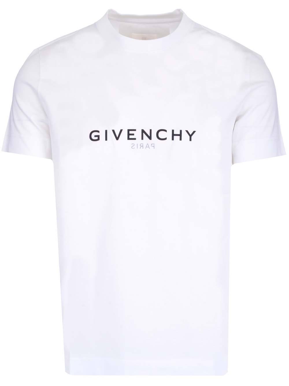 【送料&関税込】Givenchy White paris Reverse T-shirt