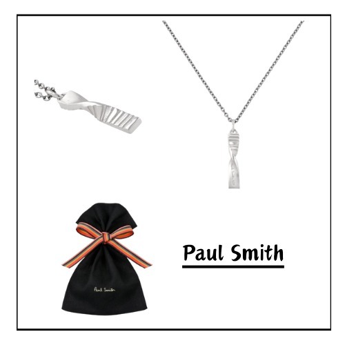 【ジョンハン着用】Paul Smith Shadow Stripe Embossネックレス