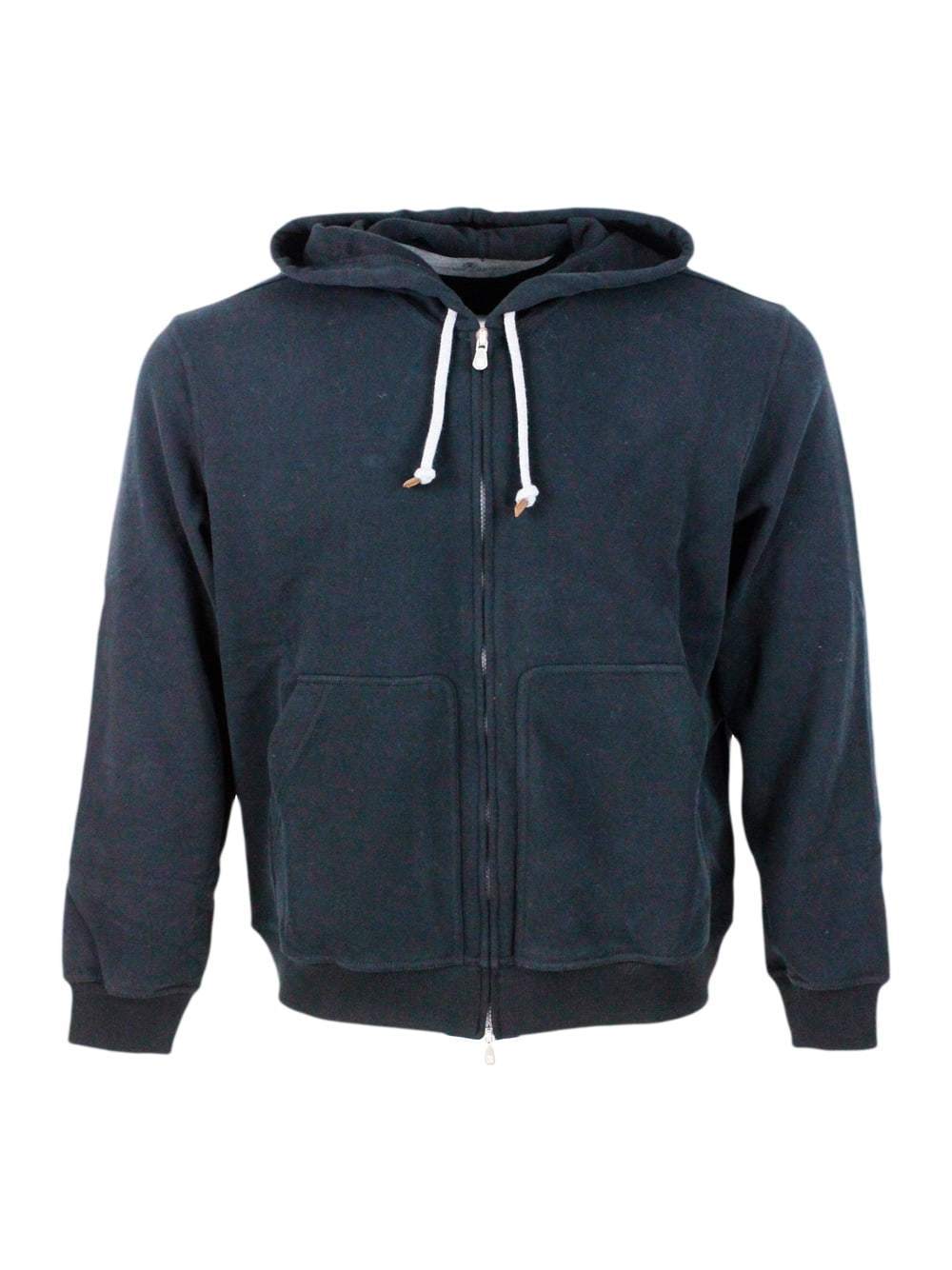 【送料&関税込】Brunello Cucinelli Hooded Sweatshirt With Dr