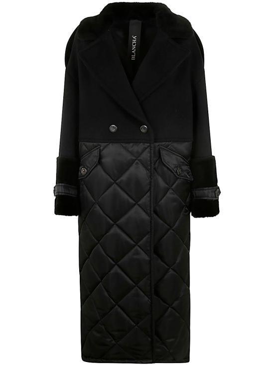 コート BLANCHA Women Coats 24079 600 BLACK