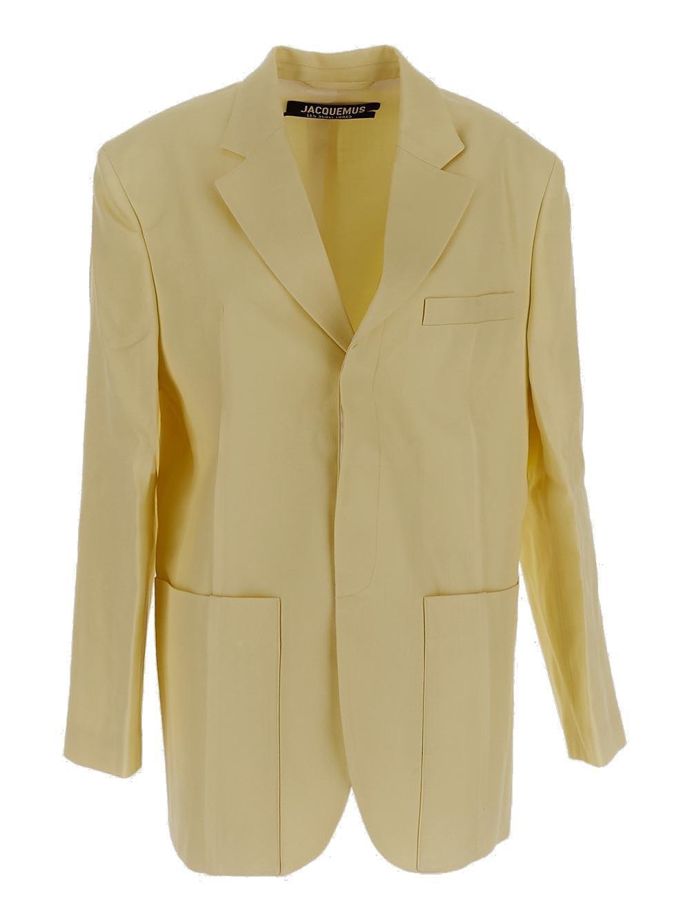 【送料&関税込】Jacquemus La Veste Dhomme Long Sleeved Blaze