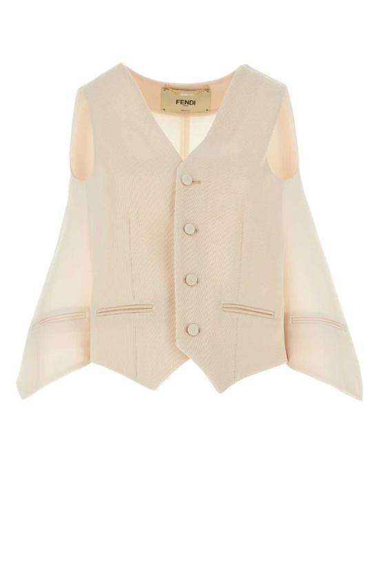 ベスト・ジレ FENDI Women Outer FT5984AM3R F1M2A WHITE