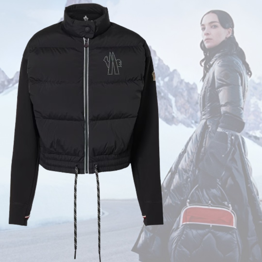 【希少】MONCLER Grenoble ロゴ入り ダウンジャケット ブラック