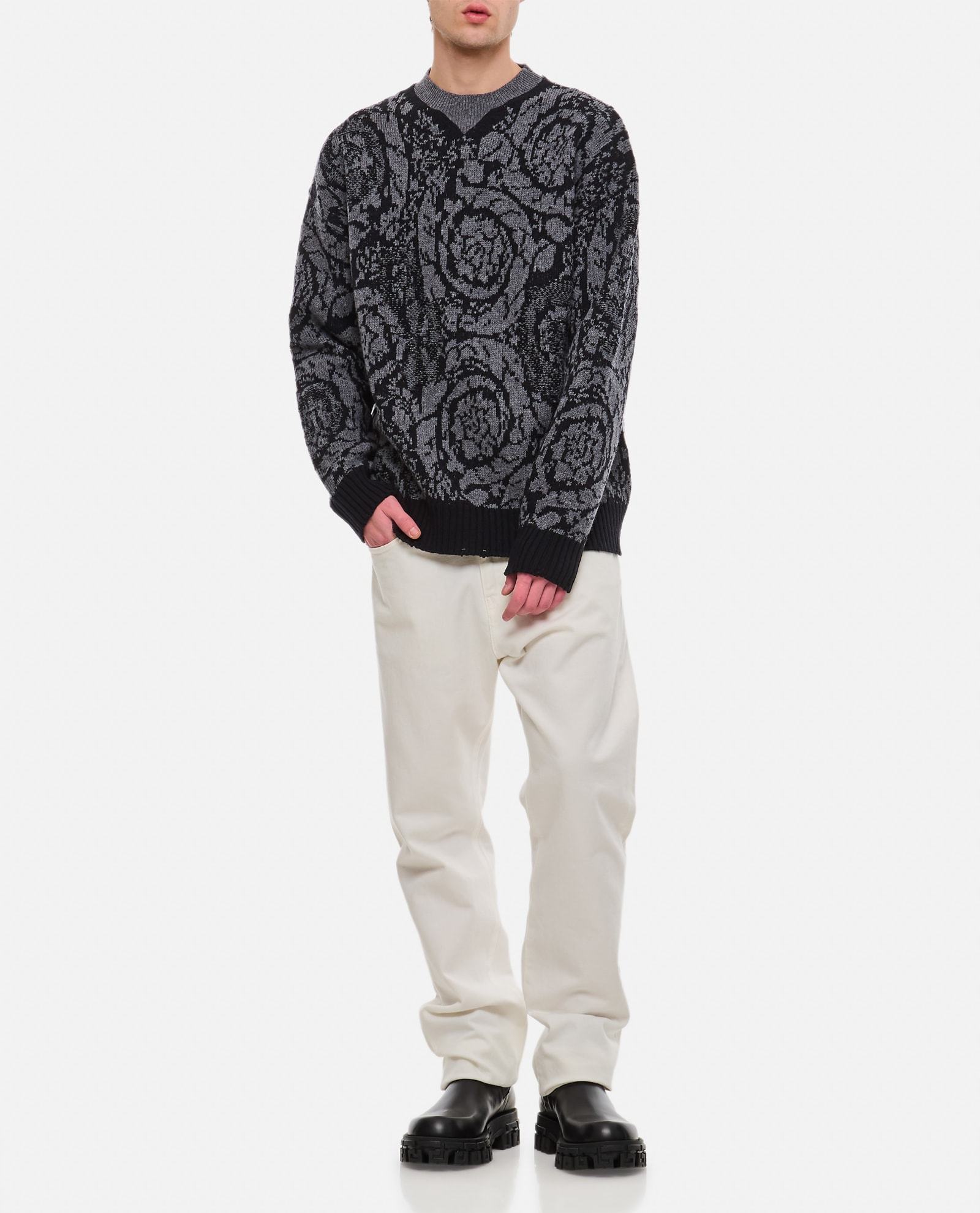 【送料&関税込】Versace Barocco Knit Sweater