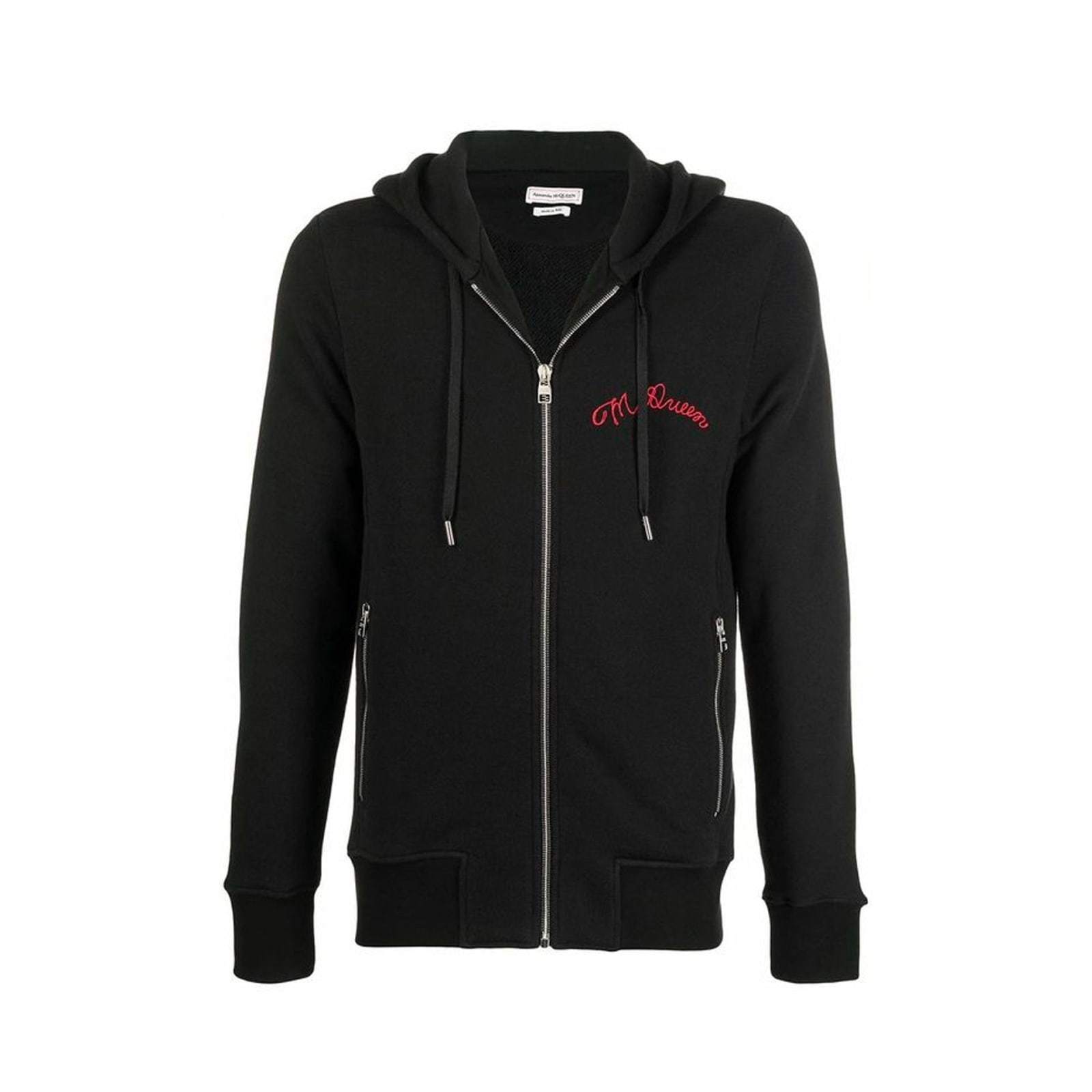 【送料&関税込】Alexander McQueen Hooded Zipped Sweatshirt