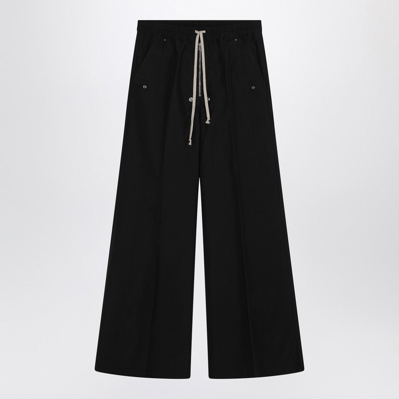 パンツ・ボトムスその他 Moncler + Rick Owens Wide Bela trousers in black cotton popl
