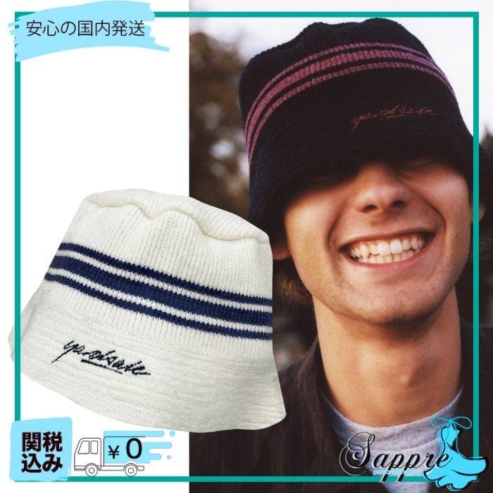Yardsale 新作 Chenille シェニール ロゴ バケットハット