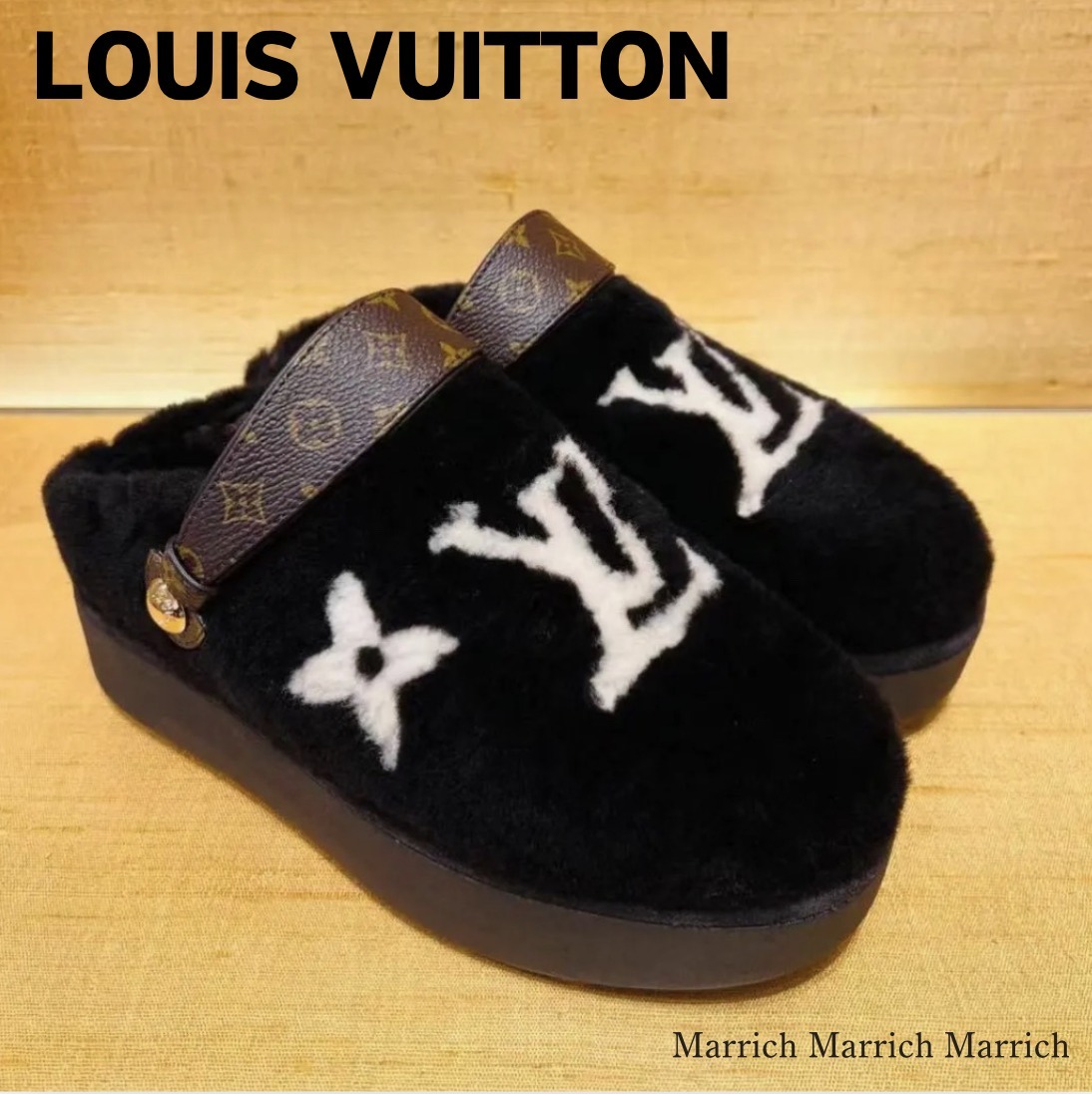 Louis Vuitton《シンプルで履きやすい！》キャンバス製 サンダル