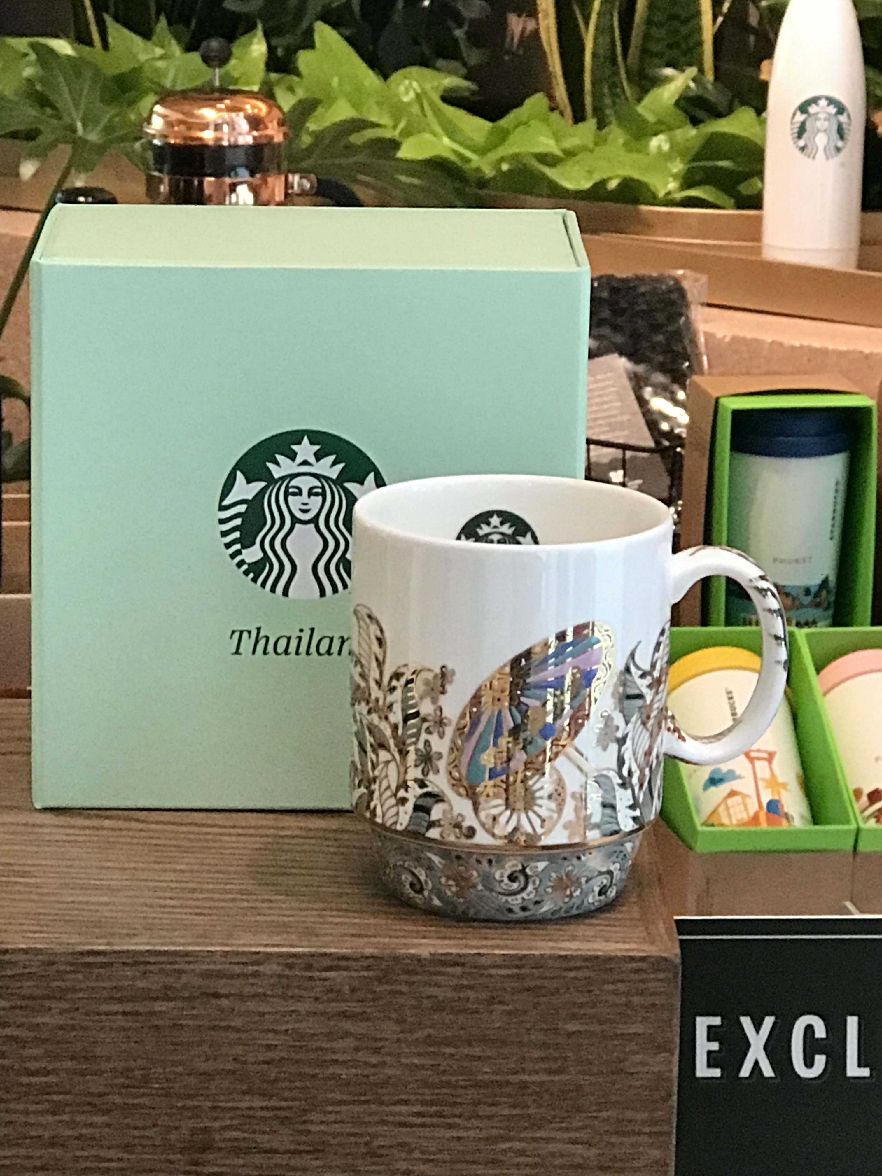 スタバ タイ限定 ベンジャロン焼き マグカップ ティーカップ