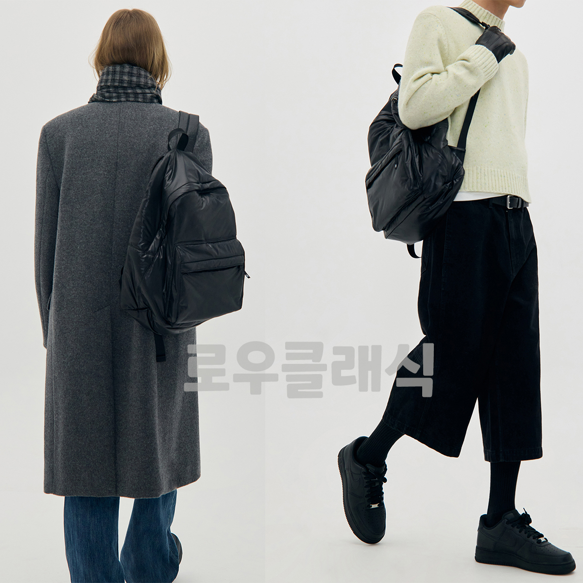 [LOW CLASSIC] / ☆ 24FW Lc GLOW PADDED BACKPACK / BLACK