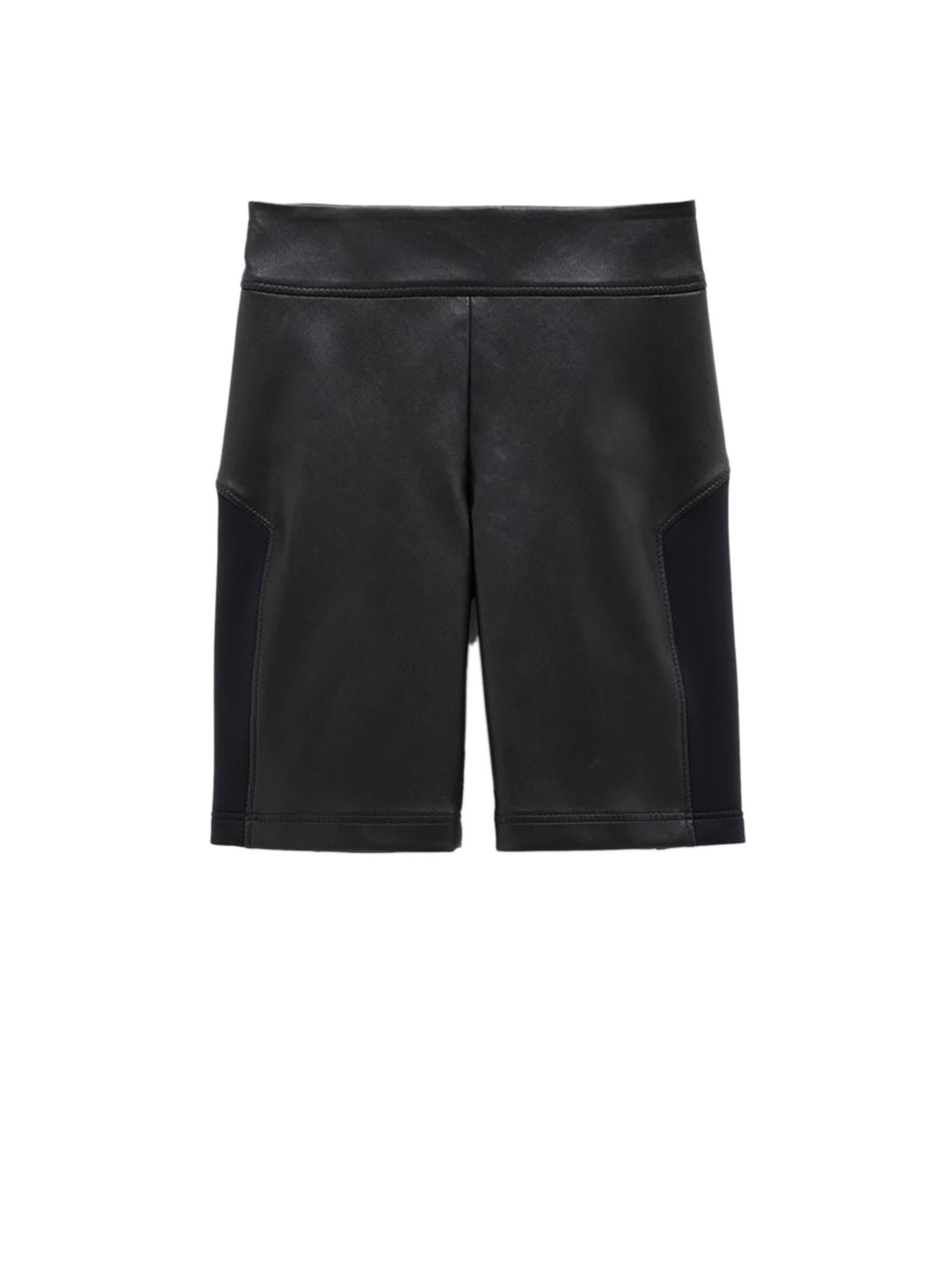 【送料&関税込】Loewe Stretch Leather And Fabric Shorts