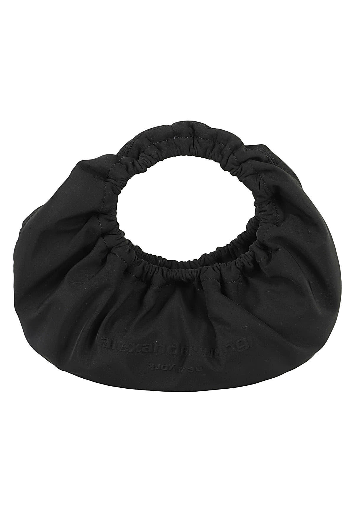 【送料&関税込】Alexander Wang Black Fabric Crescent Small H