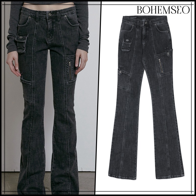 【BOHEMSEO】SIDE POCKET BOOTCUT JEANS [関税・送料込み]