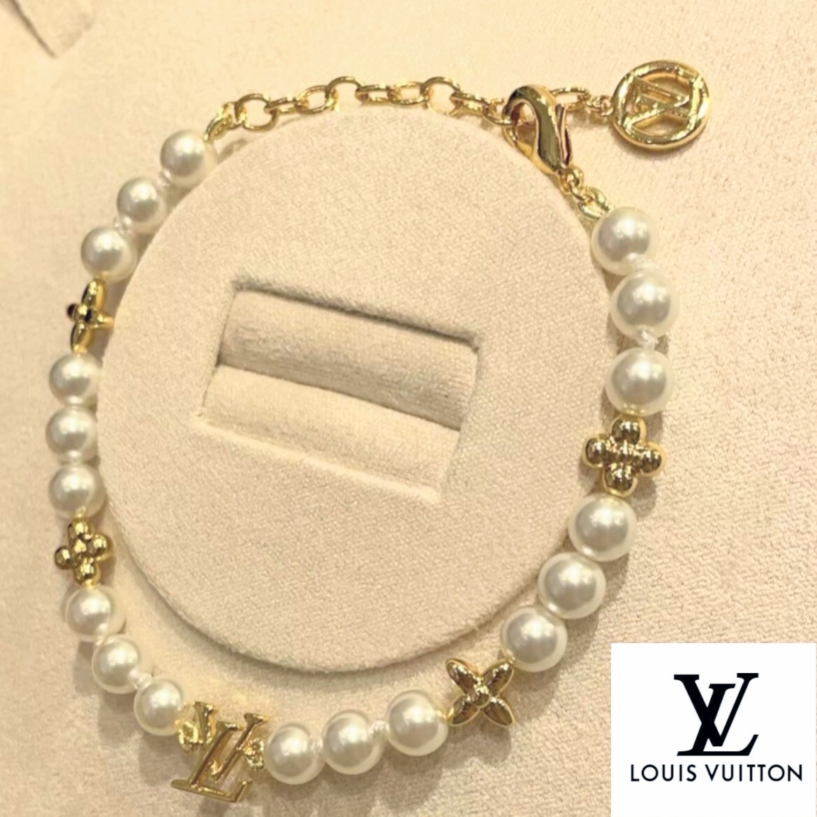 【LOUIS VUITTON】可愛らしさをプラス マイLVパールブレスレット