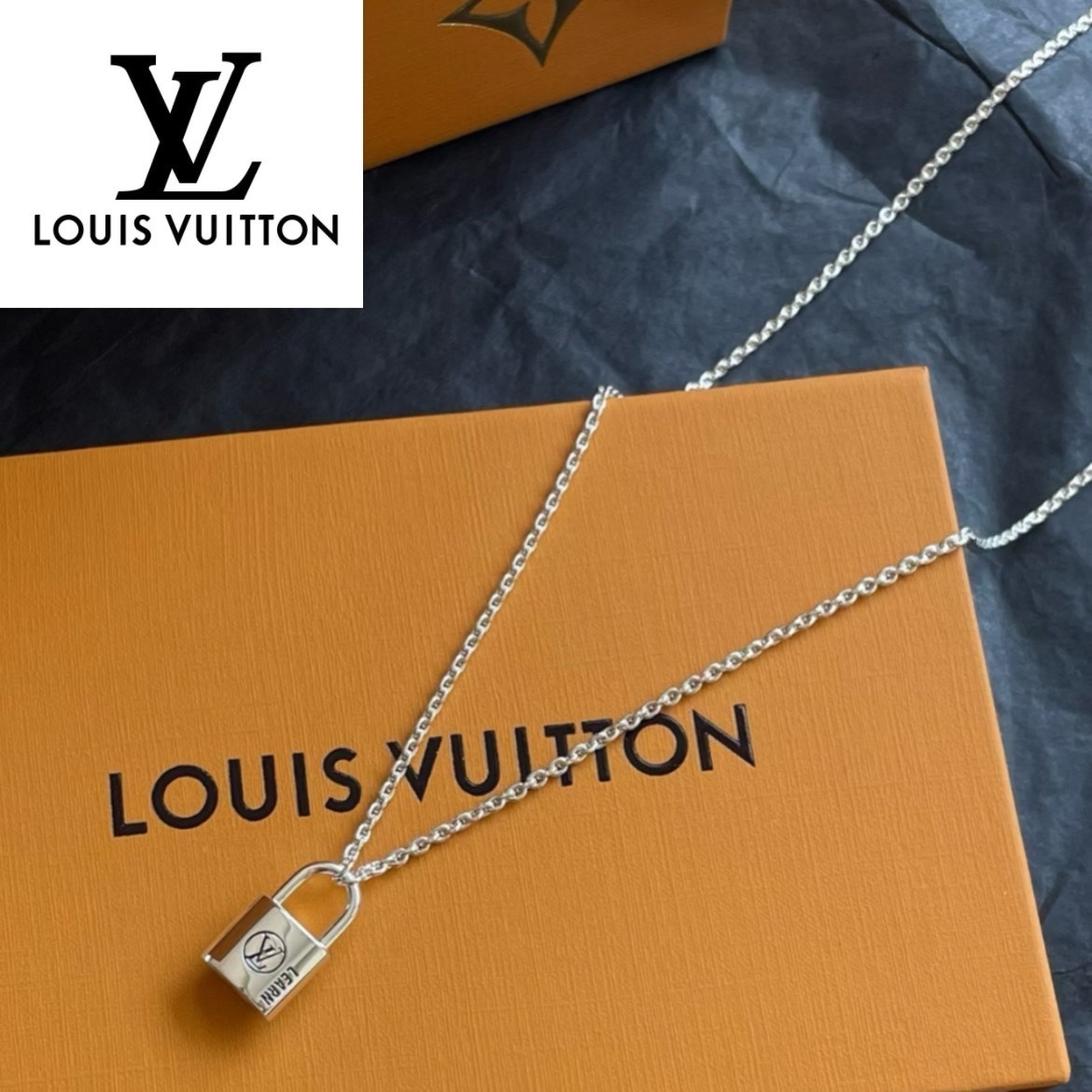【LOUIS VUITTON】ルイビトン シルバー ロックイット ペンダント