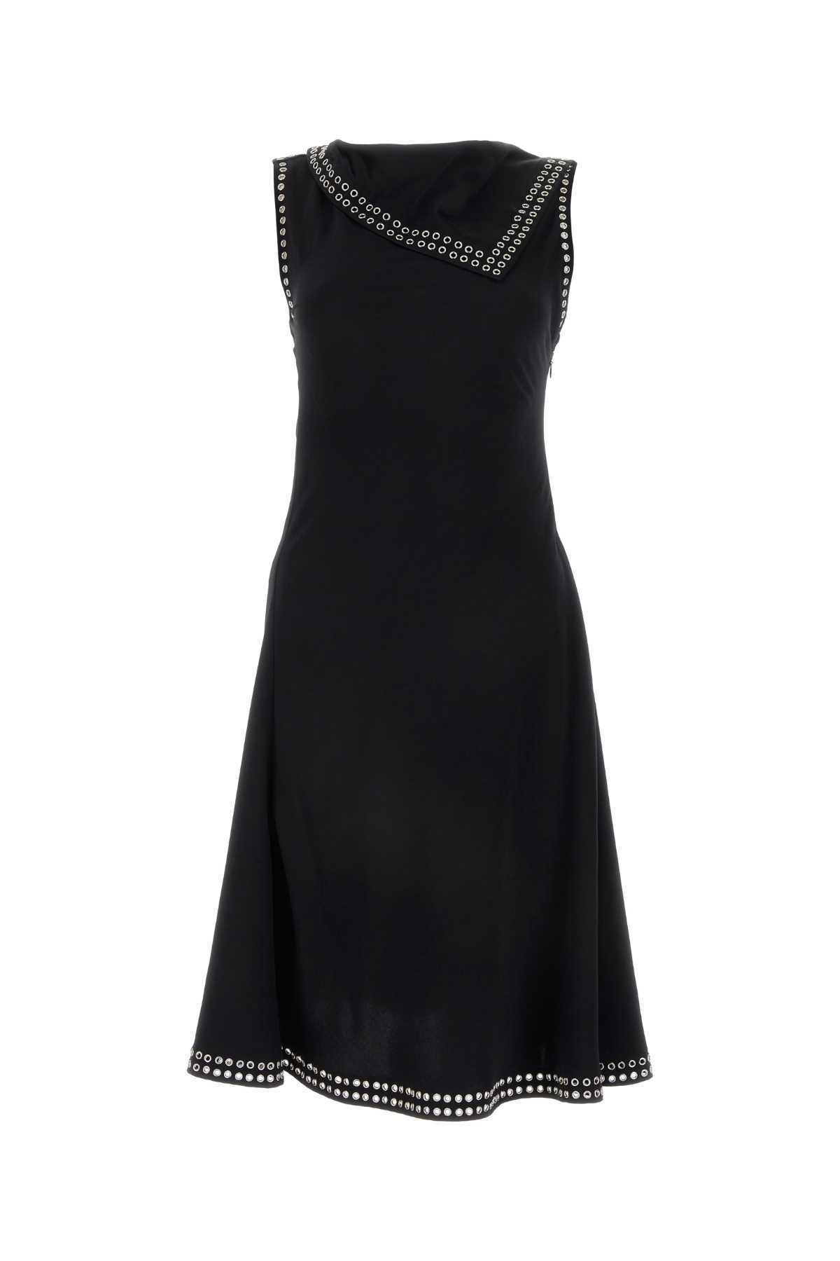 【送料&関税込】Burberry Black Satin Dress