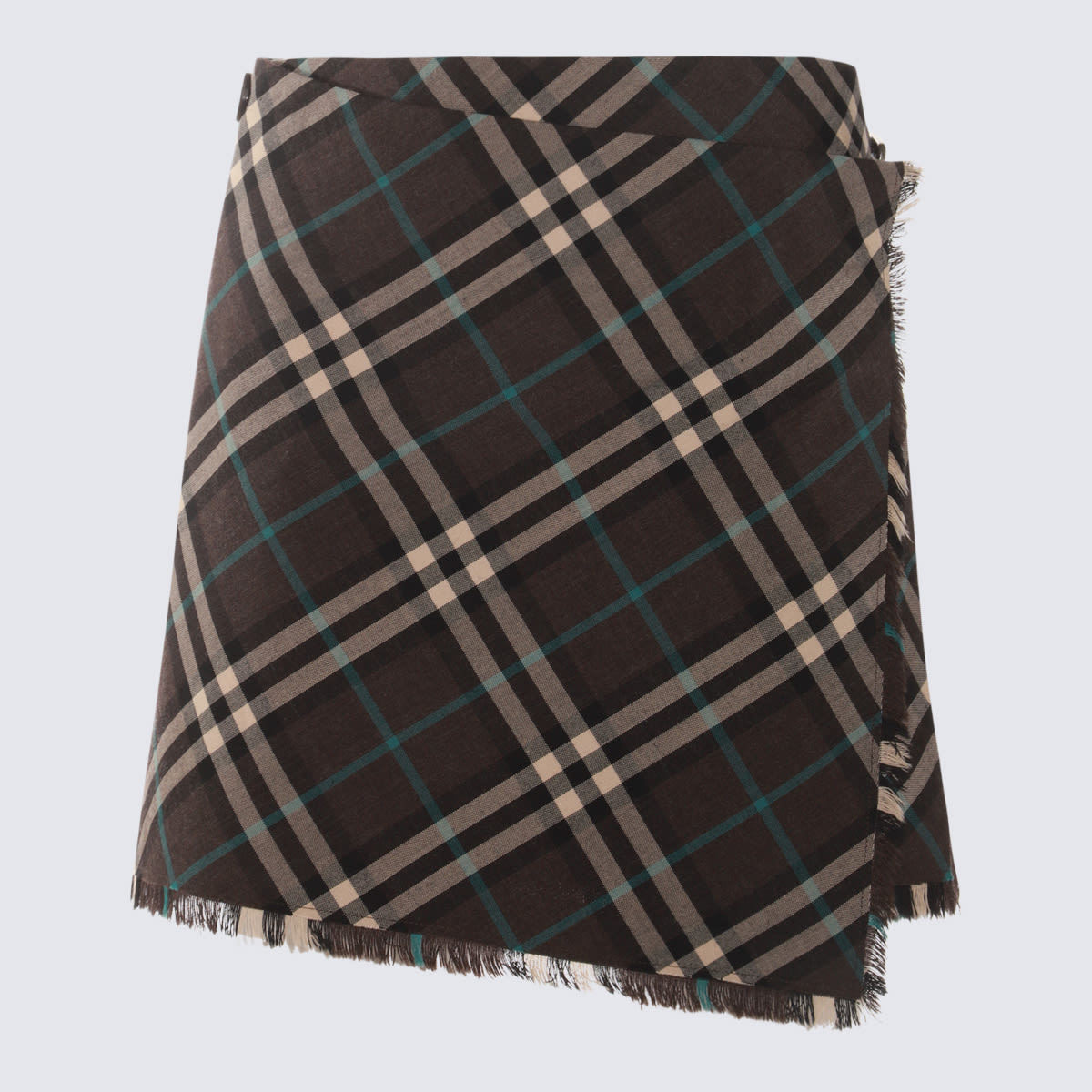 【送料&関税込】Burberry Multicolor Wool Skirt