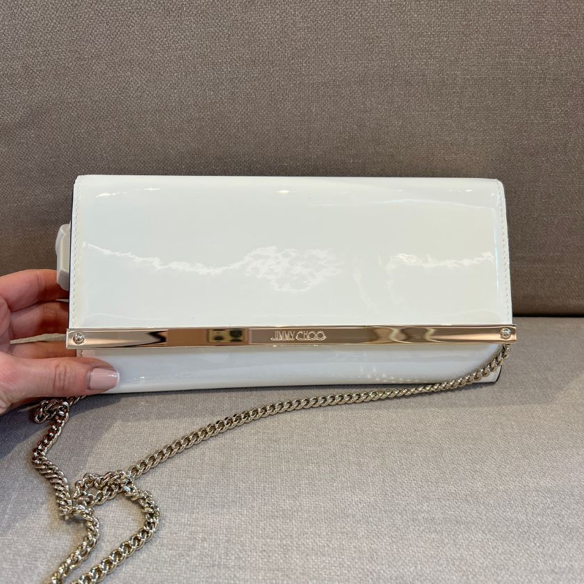 ６万取引突破★UPS速達便利用！【JIMMY CHOO】MILLA 6万取引突破☆UPS速達便【JIMMY CHOO】MILLA_チェーンクラッチ