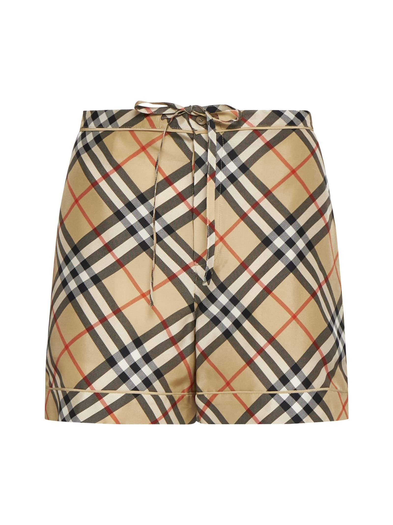 【送料&関税込】Burberry Printed Silk Shorts