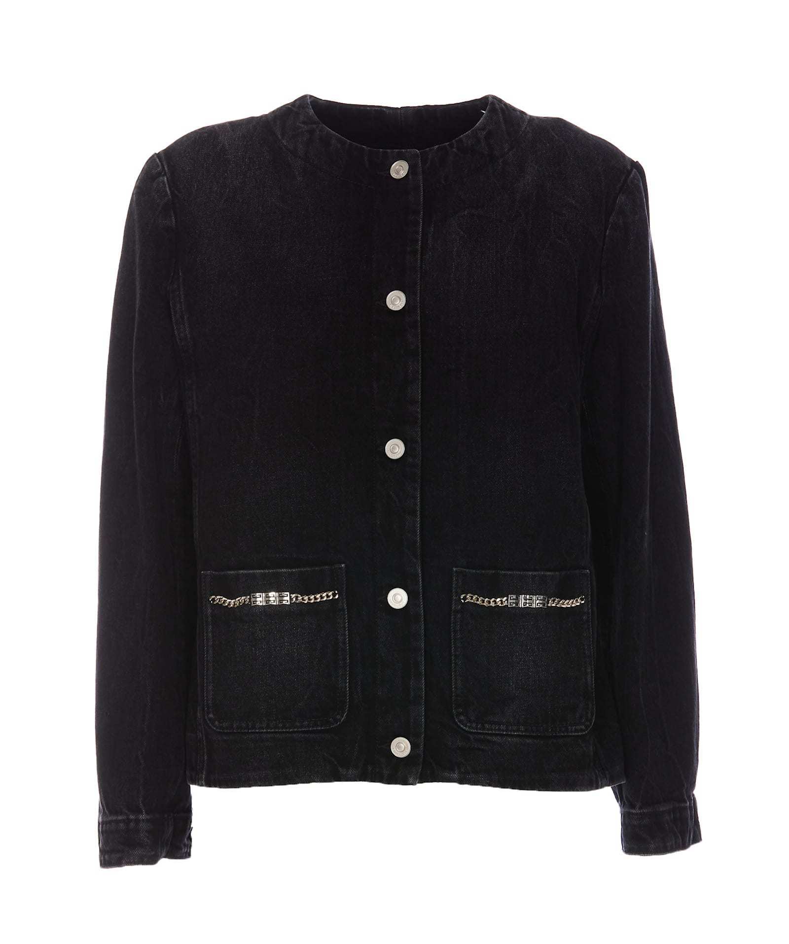 【送料&関税込】Givenchy Denim Jacket With 4g Chains