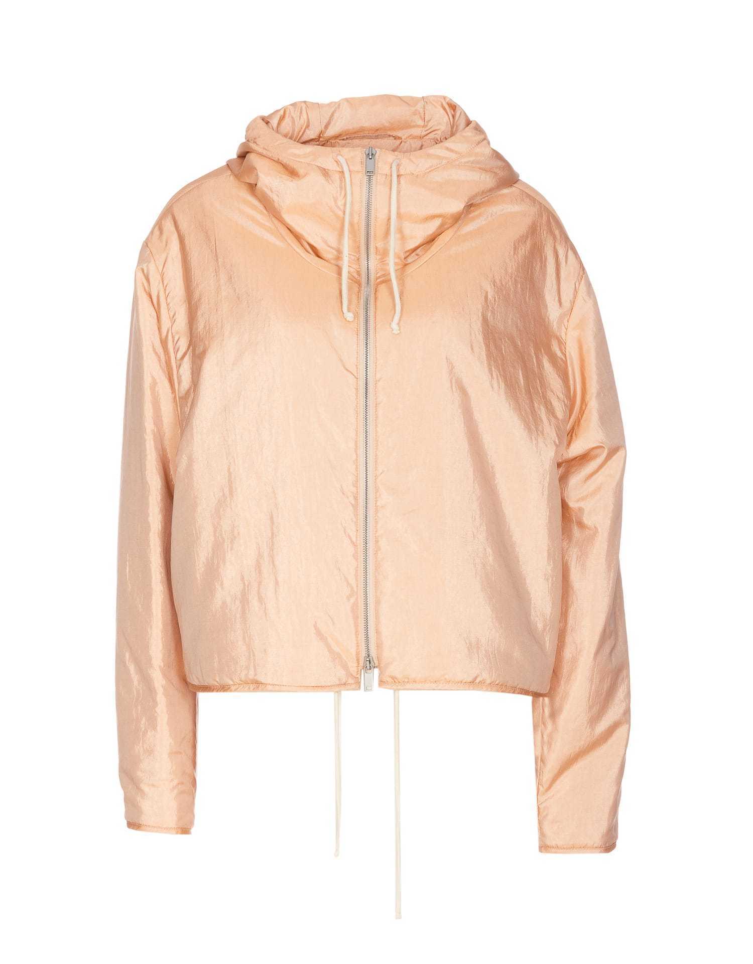 【送料&関税込】Jil Sander Blend Silk Zip-up Hooded Jacket