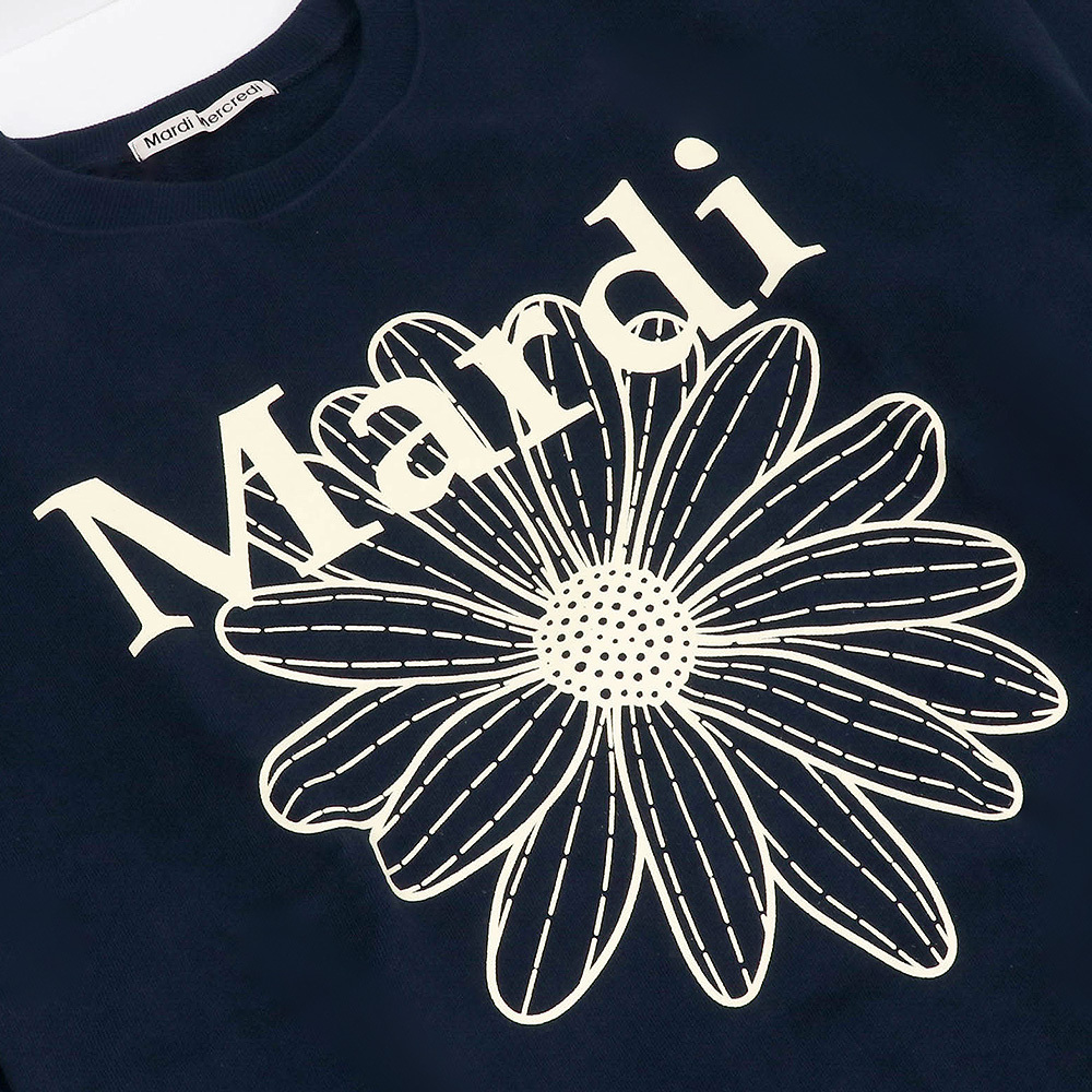 MARDI MERCREDI SWEATSHIRT FLOWERMARDI スウェット 韓国 新作
