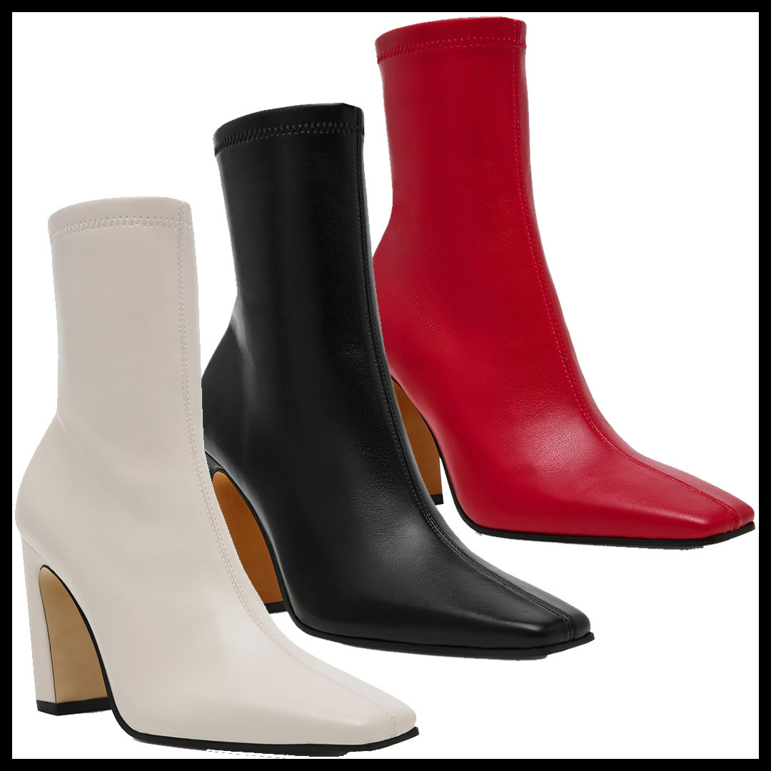 STEVE MADDEN スクエアトゥ Vinka アンクル ブーツ 3色