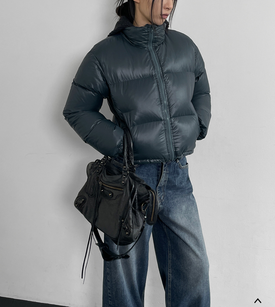 韓国発!【BLACKUP】Zenid crop padded jacket/ダウンジャケット 韓国発!【BLACKUP】Zenid crop padded jacket/ダウンジャケット
