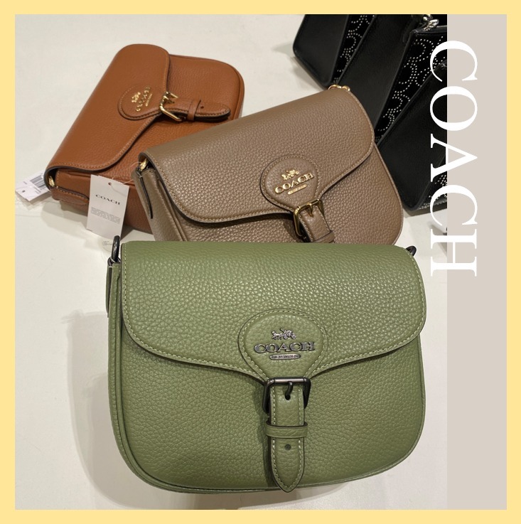 【COACH】24-25AW＊アメリア サドル クロスボディ バッグ