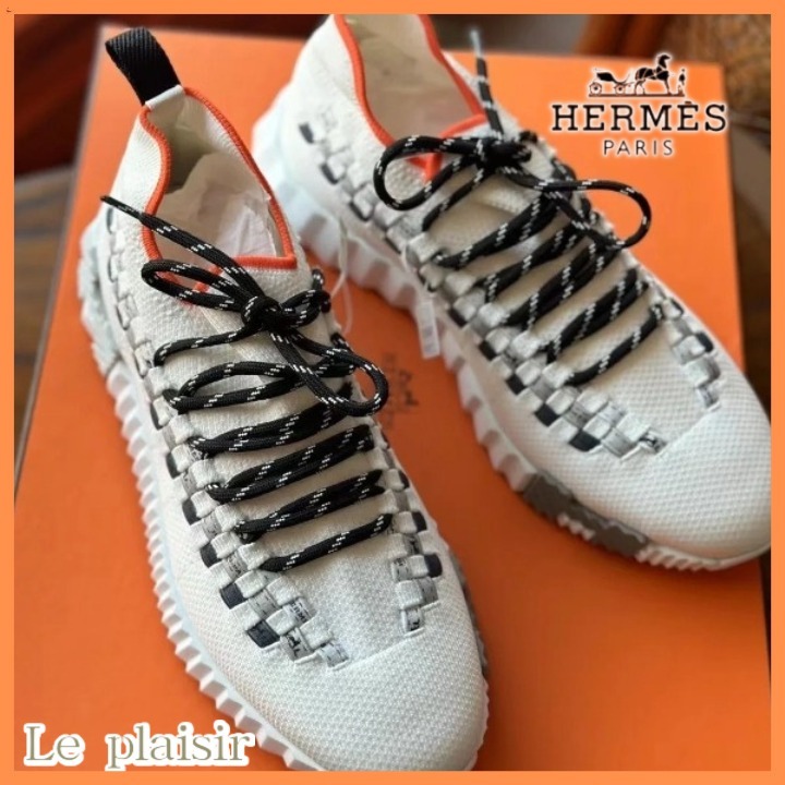 《スポーティ♡》HERMES フレックス スリッポン スニーカー