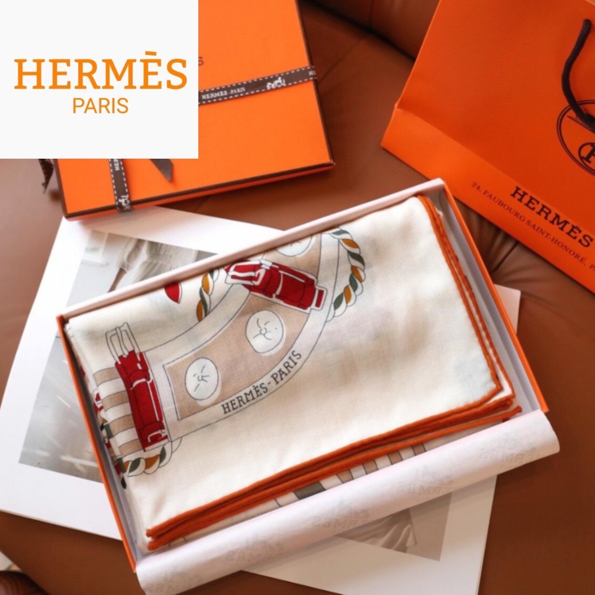 【HERMES 】エルメス カレ スクエア100ウォーキングラウンド