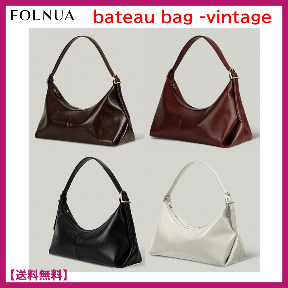 [NEW韓国]★FOLNUA★BATEAU BAG (VINTAGE)★ショルダーバッグ★