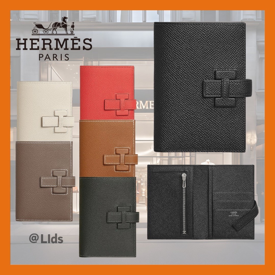 【多機能財布】HERMES コンパクトウォレット ≪New H Passant≫