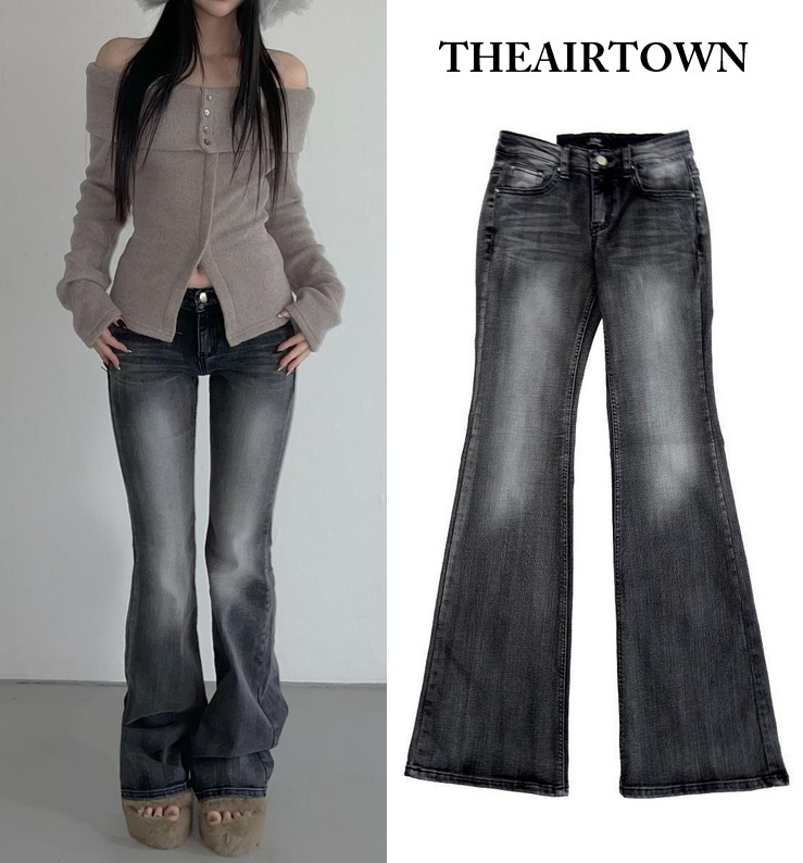 【THEAIRTOWN】ビンテージ フレア デニム パンツ◆
