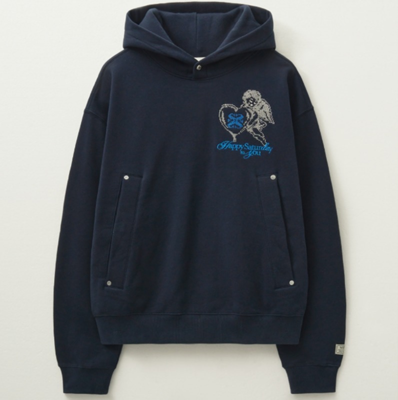 ★SATUR★Angel Cross Stitch Hoodie ☆関税/送料込☆Satur☆Angel Cross Stitch Hoodie