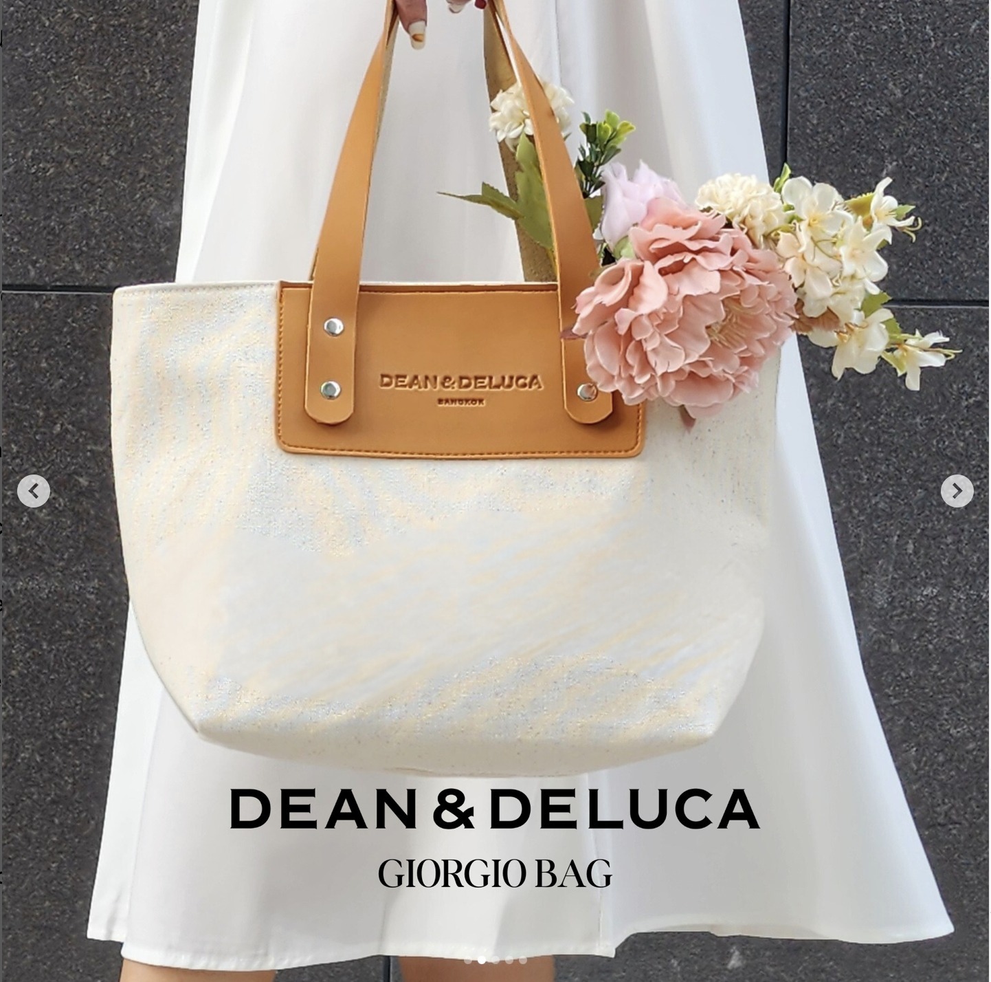 バンコク14周年限定版★DEAN&DELUCA★GIORGIOトートバッグ２色