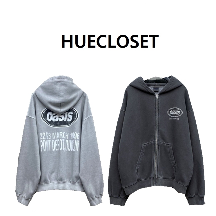 パーカー・フーディ HUECLOSET Oasis Fleece Hoodie Zip-Up SE322