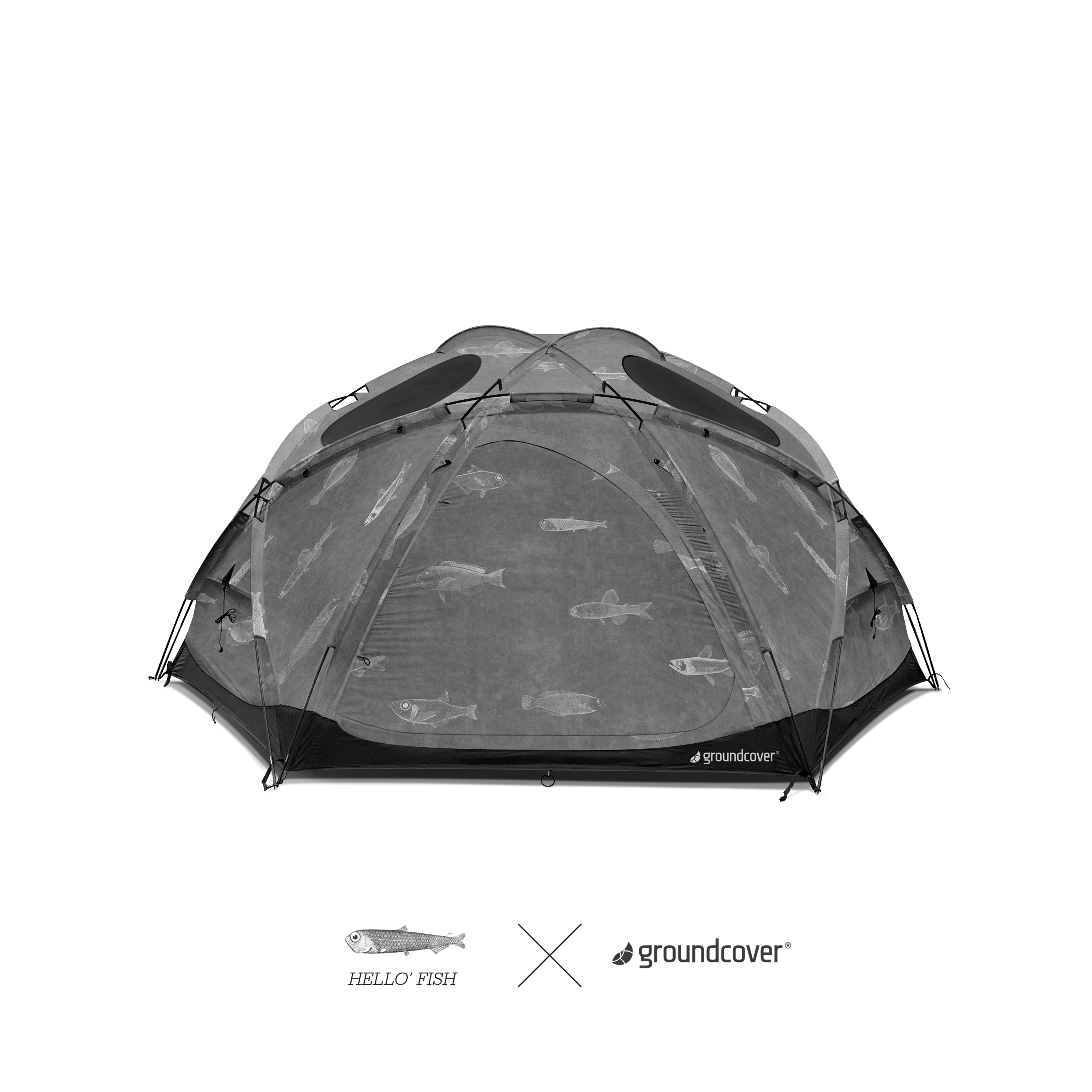 【groundcover】Hello Fish ACORN HOUSE 3.45 Cotton Tent