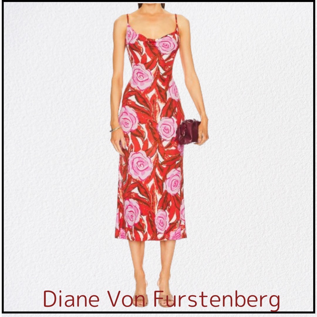DIANE von FURSTENBERG   ALIK ミディ丈ドレス