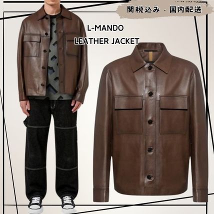 ブラウン（茶色）系 M Hugo Boss(ヒューゴボス) レザージャケット(メンズ) - 海外通販のBUYMA