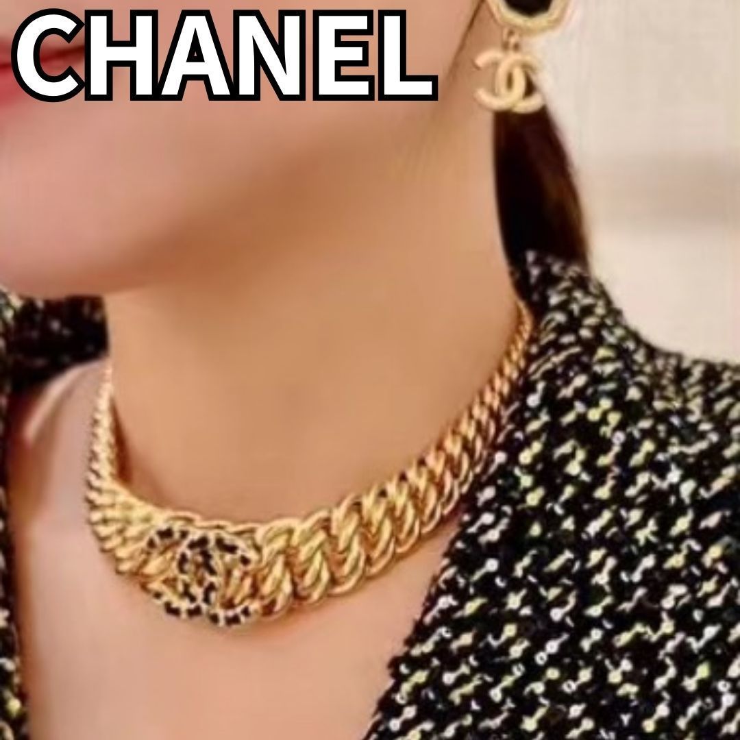《24K》国内発送 CHANEL ネックレス ゴールド CCマーク