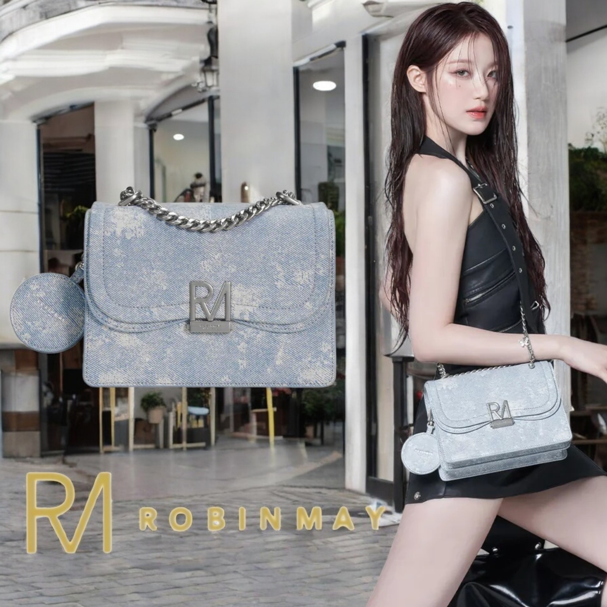 ROBINMAY◆Elly ダブルレイヤークロスボディバッグ C365◆送料込