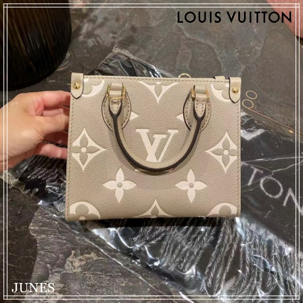 可愛らしいコンパクトバッグ【LOUIS VUITTON】オンザゴーBB