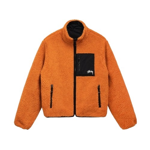 ★人気★ Stussy 8 Ball Sherpa Jacket Orange
